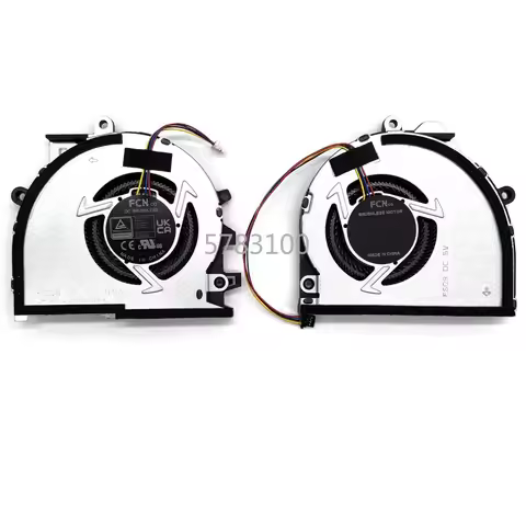 CPU GPU Cooling Fan Replacement for ASUS TUF Gaming A16 2024 FA608 FA608WI FA608WV P/N: 13NR0J00T010