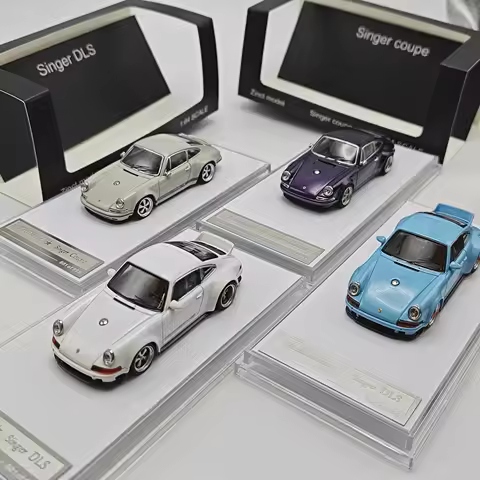 ZM 1:64 RWB 911 964 Singer Coupe DLS Alloy Car Model