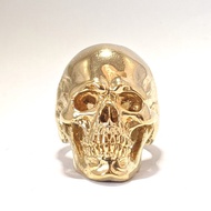戒指骷髏戒指遺產大骷髏戒指金的GRYPHON