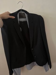 G2000黑色西裝褸裙恤衫36碼 見工面試正裝西裝