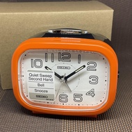 [TimeYourTime] Seiko Clock QHK060E Quiet Sweep Silent Movement Bell Alarm Light Alarm Clock QHK060