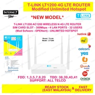 T LINK AC1200 WIRELESS 4G LTE ROUTER MODIFIED UNLIMITED HOTSPOT MODEM WIFI MOD b310 a80 a60 rs980 cp