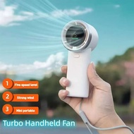 N603 Turbo High Speed 9.0m/s Cooling Portable Desktop Handheld Fan 5 Speed Adjustable 3600mAh USB Re