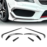Front Bumper Side Air Vent Trims For Mercedes Benz CLA Class W117 C117 AMG Line Sport 2013-2015 Fog 