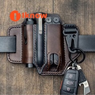 EDC tool holster Retro outdoor storage  holster Sports pocket tool sleeve flashlight sleeve