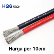 Silicone cable 14awg 12awg 10awg 8awg 6awg per 10cm