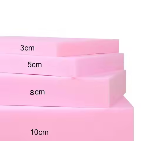 Custom High Density Pink Foam Sponge Bench Cushion Foam Upholstery Replacement Pad Window Cushion Ma