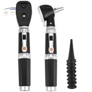 2 in 1 Professional Diagnostic Ear Eye Care LED Fiber Otoscope Ophthalmoscope Tool Sets