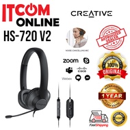 CREATIVE HS-220 HS-720 V2 OVER-EAR USB WIRED HEADSET