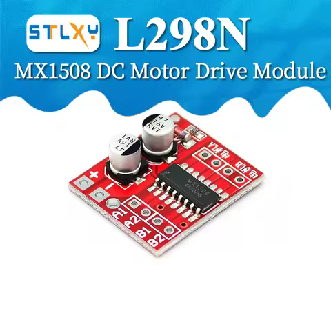 Mini-L298N L298N driver board module L298 stepper motor smart car robot breadboard peltier High Powe