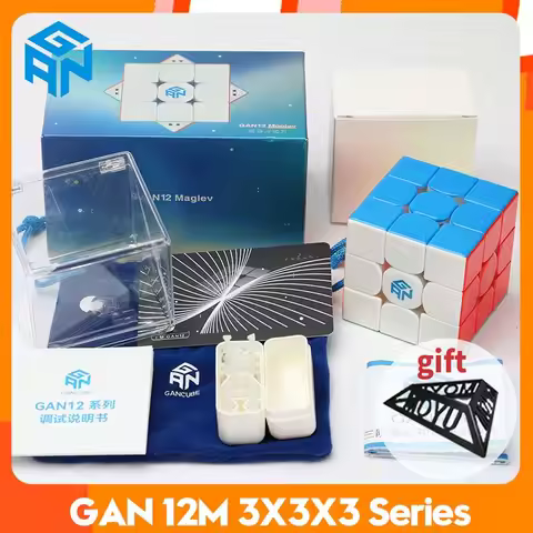 [CubeFun]GAN 12 Maglev UV Magnetic Magic Cube 3x3x3 Gan 12 Professional Puzzle 3x3 GAN 12M Levitatio