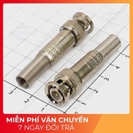 [3 Pieces]- BNC-Q9-75-5 BNC Male Connector Straight Wire Tech Components