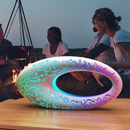 Future Museum Bluetooth Speaker Atmosphere Light Colorful RGB Bluetooth Speaker Speaker Portable Fam