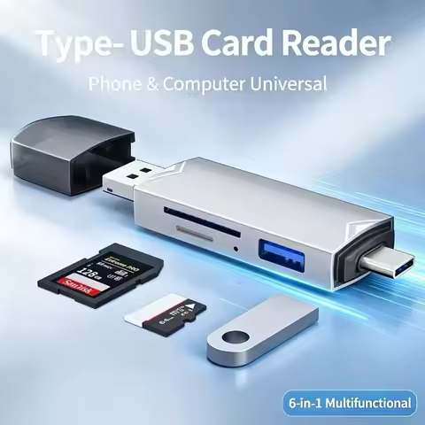 Wholesale 4 In 1 Multi Function USB 2.0 OTG Card Reader Mini High Speed SD TF Card Adapter For Mobil