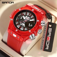 SANDA Waterproof Luxury Quartz Luminous Men's Watch 7023-7039-2