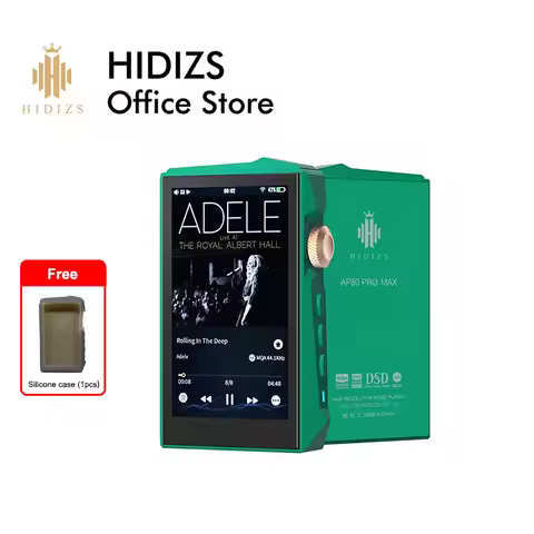 HIDIZS AP80 PRO MAX Red / Green All-in-One Streaming HIFI Music MP3 Player Hi-Res Audio Bluetooth 5.