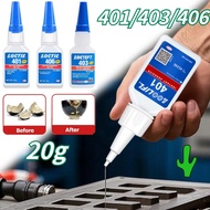Strongest Glue Instant Adhesive Glue 401/403/406 Multipurpose Glue Shoe Glue Transparent Glue Colore