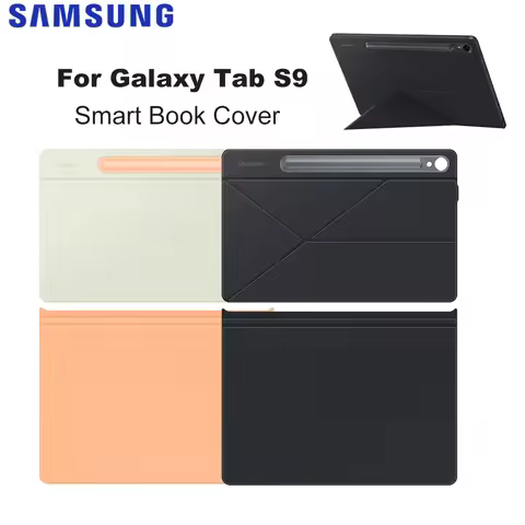 Original Samsung Smart Book Cover for Galaxy Tab S9 Detachable Stand Cover Smart Book Cover