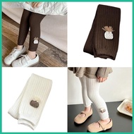 INN Fleece Tights Kids Fleece Line Tights Soft Brushed Cotton for Daily Outfits