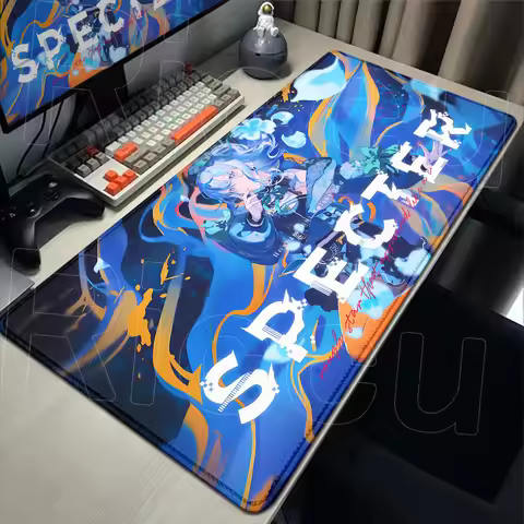 New Large Mouse Pad Hoshimachi Suisei Anime Computer Laptop Mouse Mats Non-slip Keyboard Desk Pad Ho