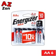 Energizer Max AA 6pcs Value Pack Alkaline Batteries BP6 #Energizer #AA #91 #LR6 #BP6 #Value #Pack #1