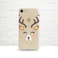 小鹿- 防摔透明軟殼- iPhone 15, 15, Xs至iPhoneSE3, Samsung