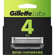 ジレット Gillette Labs 替刃　4個入【髭剃り】【シェービング】【Gillette】【P&G】