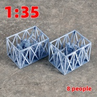 Scale Miniature Model kit 3D resin modern US Army infantry squad in combat soldiers Figure 8 pcs 1/3