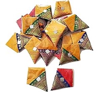 Haldi Kumkum | Set of 20 Flat Cone Shape Design 2 | Pasupu kumkum | Tamboolam | Pooja|Return Gift | 