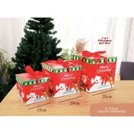 Christmas Gift Box Christmas Gift Box 1 Set Of 3 Sizes