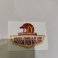 DRIVE THRU VIP MCD MOTO