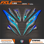 UV TRANSPARENT STRIPING MIO M3 125 IP 15 YAMAHA M3/Z/S 125 CLEAR MATERIAL STICKER MIO 125 2014