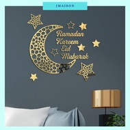 JMAISON Hari Raya Decoration Acrylic Mirror Wall Sticker Ramadan Deko Hiasan Raya Pelekat Dinding Ra