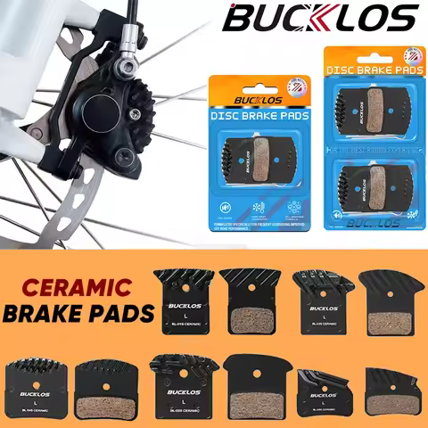 BUCKLOS Ceramic Hydraulic Brake Pads Heat Dissipation Bicycle Disc Brake Pad Road Mountain Bike Brak