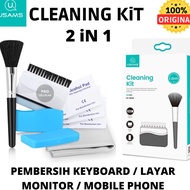 Code X4N Usams Cleaning Kit Brush Laptop Keyboard Camera Brush Cleaning Tool