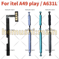 Switch Power ON OFF Key Mute Volume Button Ribbon Flex Cable For itel A49 play A631L Replacement Par