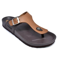 Carvil Sandal Pria Boston-01 M Stone/Brown