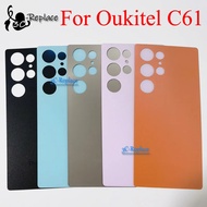 For Oukitel C61 Battery Cover Back Cover Cell Phone Housing Accessories Smart Phone Cover