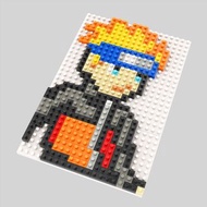 火影忍者 Naruto 漩渦鳴人 懷舊卡通點陣拼圖微積木nanoblock擺設(包郵) 非Lego