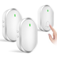 無線門鈴-銀色一按鍵二響鈴