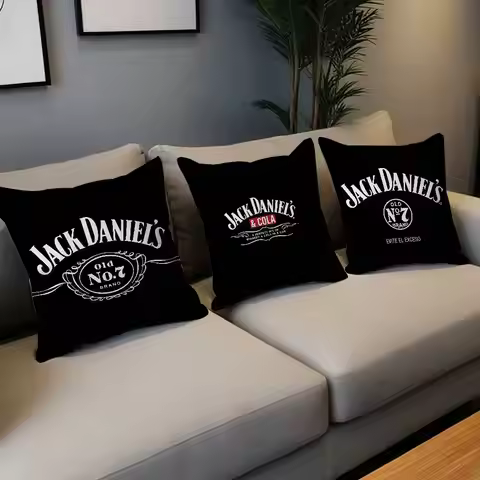 Classic Whiskey Logo J-Jack D-DanielS pillow cover sofa cushion cover home room decoration children 