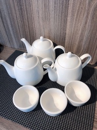二手 大同瓷茶杯、瓷茶壺(剩1組)