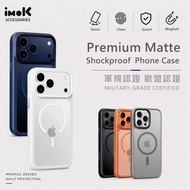 Imok SGS Magnetic Matte Phone Case iPhone 17 16 15 17e 16E Pro Max Plus Air iPhone 17 Pro Max Case