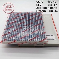Carbon Filter Honda CIVIC ACCORD CRV HYBRID Helps Absorb Odor. Pm2.5 Dust. 80292-SDG-W01