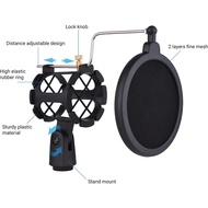 Studio Condenser Microphone Clip Holder Universal Microphone Shockmount Suitable for 42 to 46MM/1.65