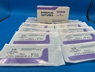 VICRYL ไหมละลาย 2/0 3/0 4/0  5/0 ราคาต่อกล่อง (12 ชิ้น)