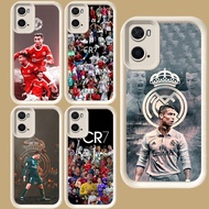 R6 CR7 Ronaldo Casing for OPPO A57s A36 A77 A77s A96 A57e A57 A76 White