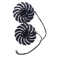 1 Pair 87mm PLD09210B12HH 4 Pin Graphics Video Card Cooling Fan for MSI RX 470 480 570 580 Armor Coo