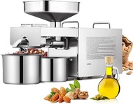 CGOLDENWALL Automatic Oil Press Hot/Cold Oil Extraction Machine เครื่องสกัดน้ำมันอัตโนมัติ1500W HEAV