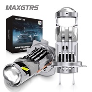 MAXGTRS H7 LED Projector Lens 1:1 Mini Projector H8 H9 H11 9005 HB3 9006 HB4 Car Headlight Canbus Fo